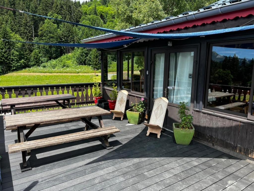 La Chanterelle - Mountain Lodge La Cote d'Arbroz Экстерьер фото